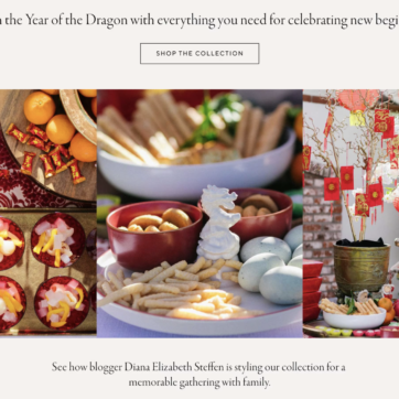 Pottery Barn Website